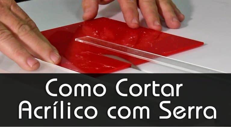 Corte de Chapas Acrilicas (Acrílico) com Serras