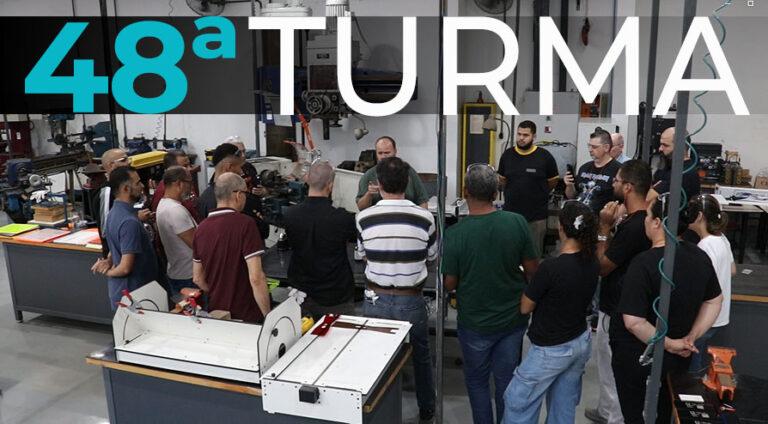 Nova turma do Curso sobre Processamento de Chapas Acrílicas e Plásticas