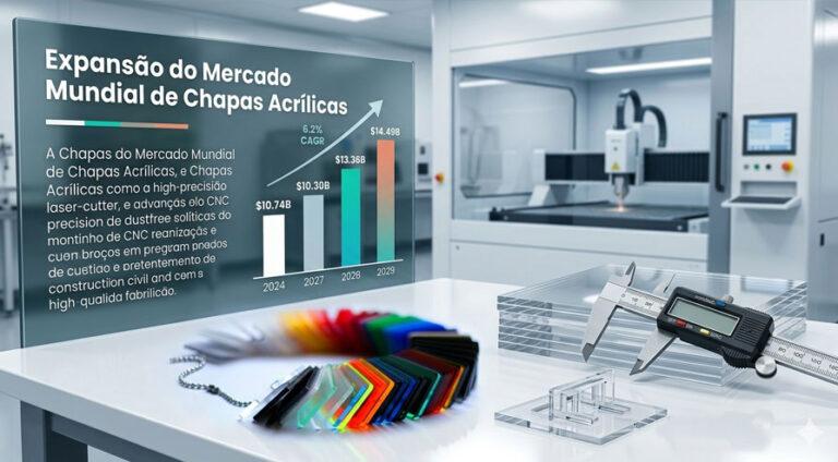 Expansão do Mercado Mundial de Chapas Acrílicas
