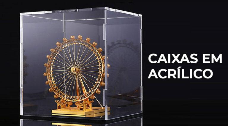 Caixas Acrílicas para colecionadores
